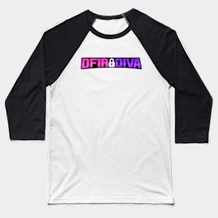 DFIR Diva Text Logo Baseball T-Shirt